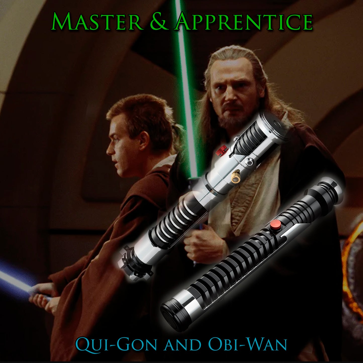 Master and Apprentice: Qui-Gon & Obi-Wan By Nexus