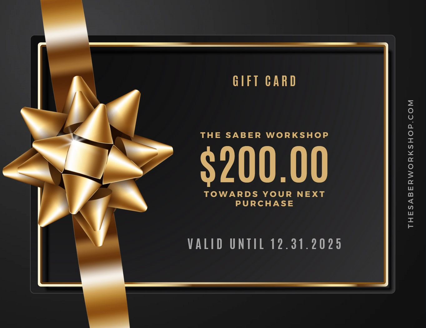 The Saber Workshop Giftcard